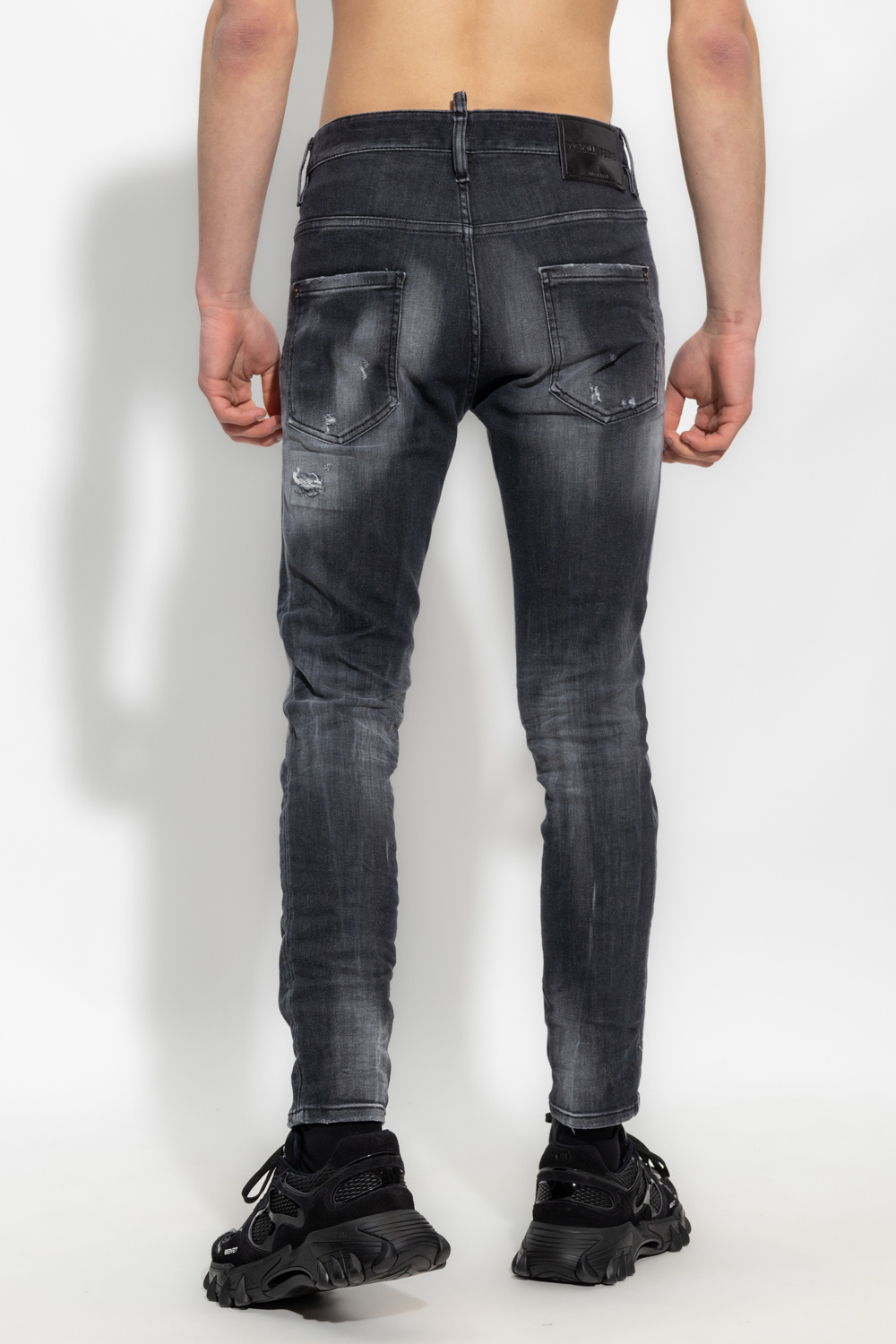 GenesinlifeShops GB - Grey 'Skater' jeans Dsquared2 - long silk